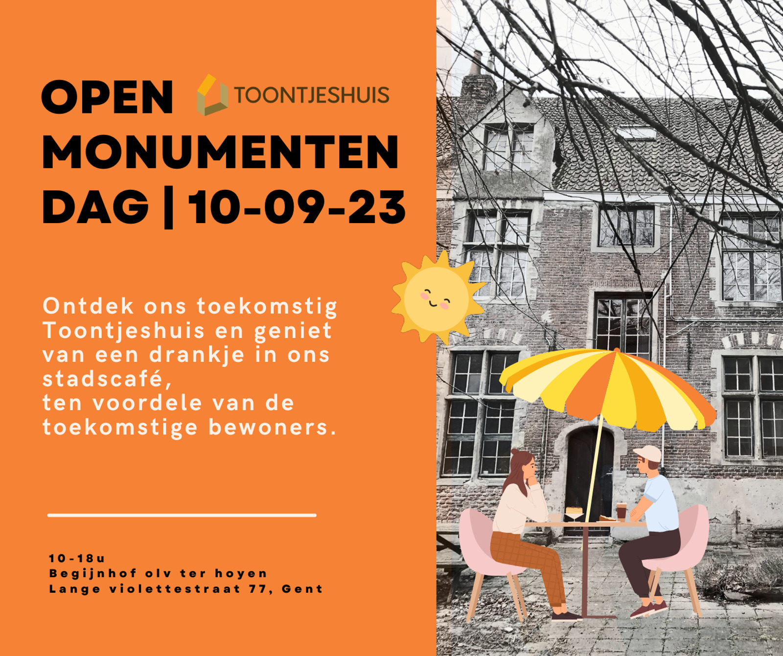 10 Sept | Open Monumentendag TTH Gent Begijnhof